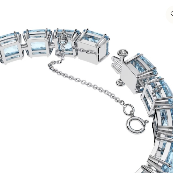 New AUTHENTIC GENUINE SWAROVSKI Milinia blue 💙 tennis bracelet AWESOME GIFT 🎁 - Picture 5 of 9